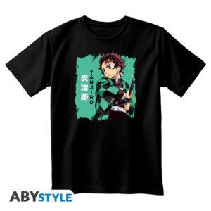T-shirt nera “Tanjiro” – Unisex – DEMON SLAYER
