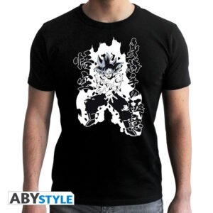 T-shirt nera “Goku UI Kamehameha” – DRAGON BALL SUPER