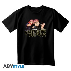 T-shirt nera “Itadori & Sukuna” – Unisex – JUJUTSU KAISEN