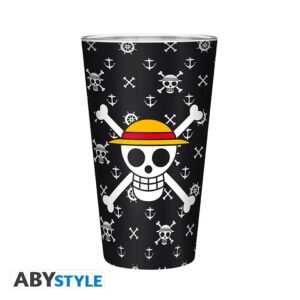 Bicchiere di vetro “Cappello di paglia” – ONE PIECE