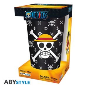 Bicchiere di vetro “Cappello di paglia” – ONE PIECE