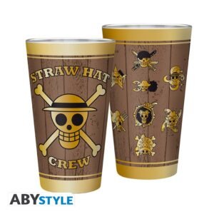 Bicchiere di vetro “Ciurma di Luffy” – ONE PIECE