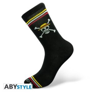 Calzini neri “Jolly Roger ciurma di Luffy” – ONE PIECE