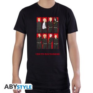 T-shirt nera “Tokyo Manji Gang” – Uomo – TOKYO REVENGERS